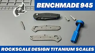 Titanium Scale Swap ~ Benchmade 945 Osborne ~ RockScale Design Critter Scales!!
