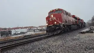 CN 2949! CP 236 - 9371W at Erindale - April 3, 2024