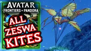 Avatar Frontiers of Pandora - All 9 Zeswa Kites - The Wind Will Carry Us Quest