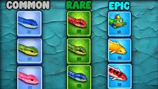 😱 SNAKE CLASH IO: COMMON🆚RARE🆚EPIC &mdash; MAX LEVEL SKIN COMPARISON ! WHICH SNAKE IS ACTUALLY BEST?🔥#208