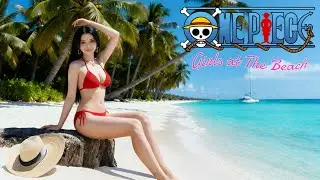 ONE PIECE Girls in Real Life  🏝️ Bikini Beach Version | Fan made