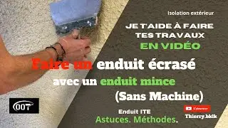 ✅ Enduit écrasé extérieur - Sans machine - Spécial Bricoleurs 👈