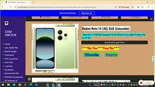 Redmi Note 14 (4G) GLB (tanzanite)_Full Ufs Dump File (size-10gb)+Provision File by F64 Box | #dump