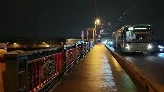 Вечерняя прогулка через Дворцовый мост - Санкт-Петербург ноябрь 2025