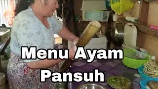 Masakan iban stail Ayam daging Pansuh//Cangkuk Manis//sambal Petai 
