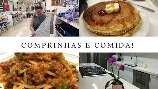 FUI NA LEROY MERLIN E TOK STOK | LANCHAMOS PANQUECA | CAFÉ DA MANHÃ E MACARRÃO BOLONHESA DE JANTA!