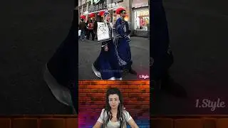 🌟 Прошлое встречает будущее, монгольская роба и уличный стиль #уличныйстиль #монголы #наряды #халаты