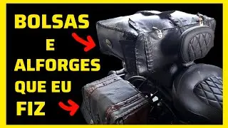 ATUALIZAÇÕES e ADAPTAÇÕES nas minhas BOLSAS e ALFORGES
