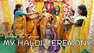 BTS of my Haldi Ceremony 🌻