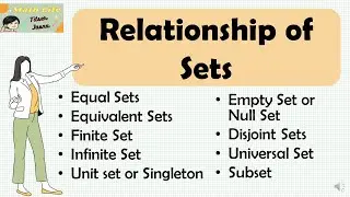 Relationship of Sets   Video Lesson   Math Life