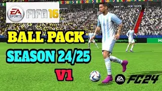 FIFA 16 ANDROID BALL PACK UPDATE RELEASE NEW BALL PACK V1 SEASON 24/25 FOR FIFA 16 ANDROID