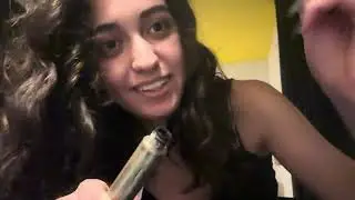asmr putting mascara and lipstick on your face💋