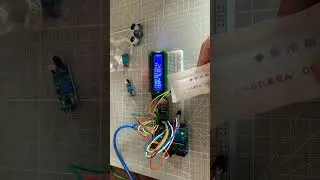 Arduino UNO MLX90614 Infrared temperature sensor with lcd display #lcddisplay #arduino