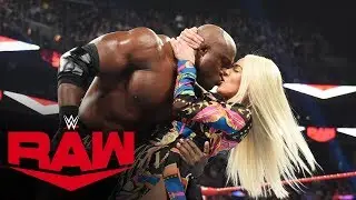 Лана целует Бобби Лэшли после того, как рассказала о своём разводе: Raw, 18 ноября 2019 г.
