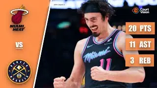 Jaime Jaquez Jr. - 20 Points, 11 Assists, 3 Rebounds vs Nuggets - 2025-26 Regular Season