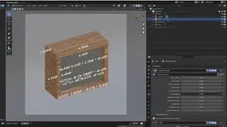 Blender 3.0 Geometry Nodes Procedural Picture Frame with Live Measurements