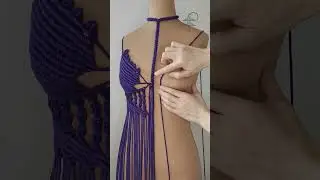 💜💜💜 #macrame #diy #macrametutorial #tutorial #handmade #macramedress #macramepattern #diycrafts