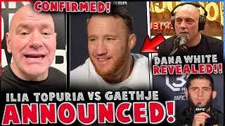 Ilia Topuria vs Justin Gaethje OFFICIALLY CONFIRMED| Dana White Reveals Blockbuster Fight | MMA News