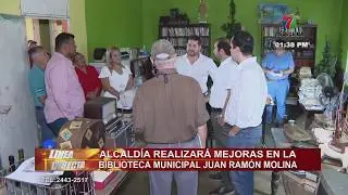 Alcaldía Ceibeña realizara mejoras en la Biblioteca Municipal Juan Ramón Molina
