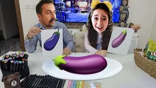 ESMA BABASIYLA ÇİZ YADA YE CHALLENGE ACI KETÇAP CEZALI ماما جابت بيبي - جنى مقداد | طيور الجنة