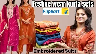 Flipkart Festive wear Kurta Set haul l Flipkart big billion days l Party wear kurta Set #flipkart  