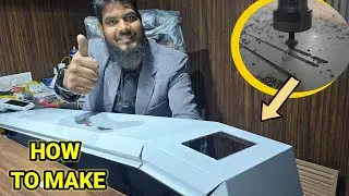 HOW TO Bending ACP in cnc machine? सीएनसी मशीन से एसीपी कैसे मोरे? #maazranchi #cncclipart 
