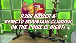 Body-Solid's Endurance R300 Rower & Best Fitness BFMC10 Mountain Climber on The Price is Right!