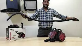 INALSA ECO CYCLONE PRO VACUUM CLEANER UNBOXING AND DEMO