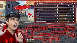 All Gun Headshot Sensitivity Setting After New Ob51 Update | Free Fire Max Auto Headshot Sensitivity