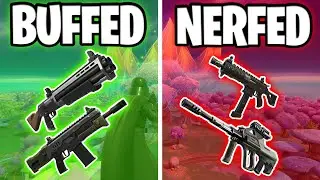 Fortnite NERFED Combat SMG and BUFFED New Weapons! (Update)