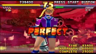 Street Fighter EX2 Plus - Area Playthrough (PS1)
