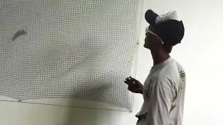 The Installation of  Anti Bird Netting Soccer Baseball Mesh
