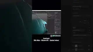 CarPaint - 3Ds Max - RizomUV - Quixel Mixer #tutorial #render  #3dsmax #architecture #quixelmixer