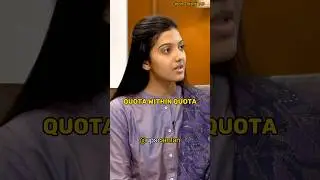 What is quota within quota concept 🔥|UPSC Interview.#shorts