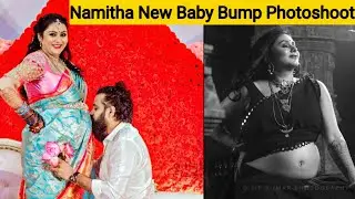 Namitha new baby bump photoshoot | baby shower function| photoshoot
