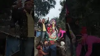 मूर्ति विसर्जन का नाच ❤️🙏🏼🛕 multiplication calendar#funny #song #ekmotahathighumechala