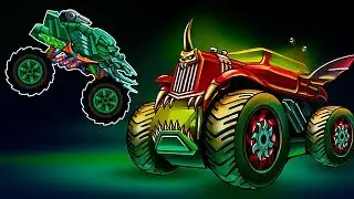 МАШИНКИ MAD TRUCK CHALLENGE Битва в ТРАНСИЛЬВАНИИ Грузовиком ХИЩНИК Мульт Игра как машина ест машину