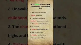 Why Some Women Love Emotionally Unavailable Men