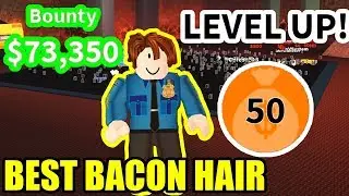 BACON HAIR GETS 70000 BOUNTY LEVEL 50 | Roblox Jailbreak Winter Update
