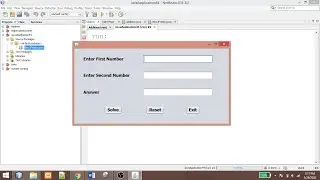 How to add reset and exit button