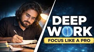 Do you get distracted while studying? Deep work and toppers secret 🙊  