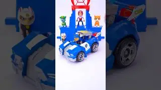 Satisfying & Unboxing Review PAW Patrol Chase&rsquo;s Deluxe Movie Transforming Toy Car #pawpatrol #usa