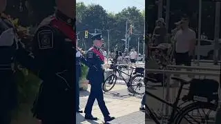 Canada Border Services Agency CBSA Guard of Honour Salute, Warriors&rsquo; Day Parade 2023