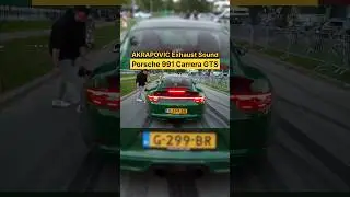AKRAPOVIC Porsche 991 GTS Sound 🔊🔥