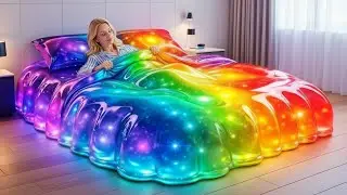 Which Strange Bed Would You Try? 🛏️Ultimate Oddly Satisfying AI ASMR✨🌈