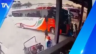 Investigan las causas del siniestro que se reportó en la terminal de Durán