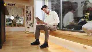 Мужские кроссовки FitVille EasyWalk Slip-On V3 | Комфорт без усилий, широкая посадка и эффективно...