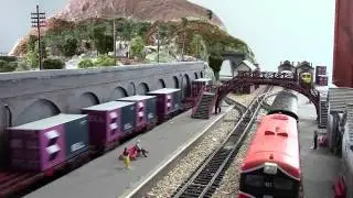 I&Eacute; 141 Class (No.171) passes through Blackcut with a Bell Line Intermodal train