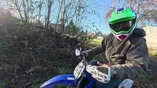 Riding into the New Year with style. #pw50 #yamaha #girl #moto #track #honda #pnw #ktm #racing 