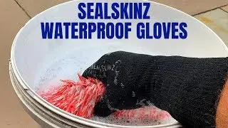 Sealskinz Water proof car washing gloves ideal for detailing & cleaning